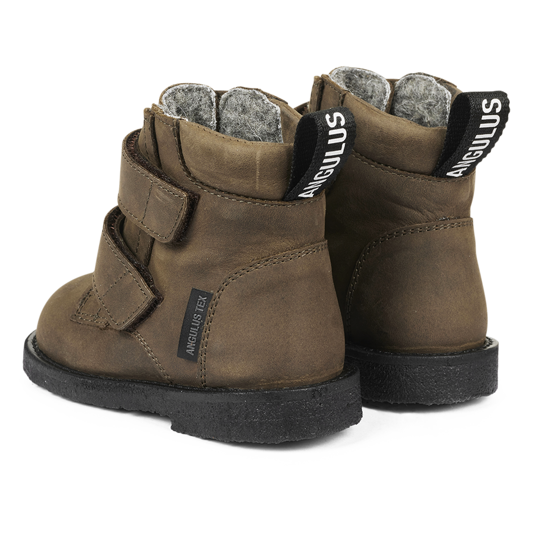 Toddler TEX boot with logo strap and Velcro closure