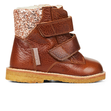 TEX-boot with glitter and velcro closure