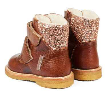 TEX-boot with glitter and velcro closure