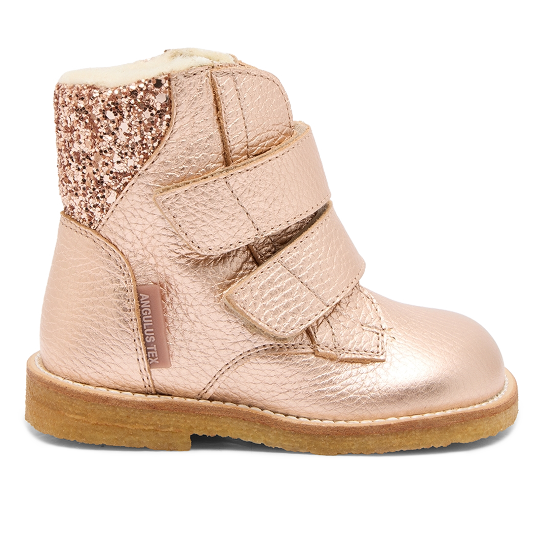 TEX-boot with glitter and Velcro closure