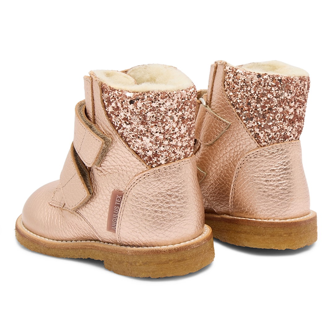 TEX-boot with glitter and Velcro closure