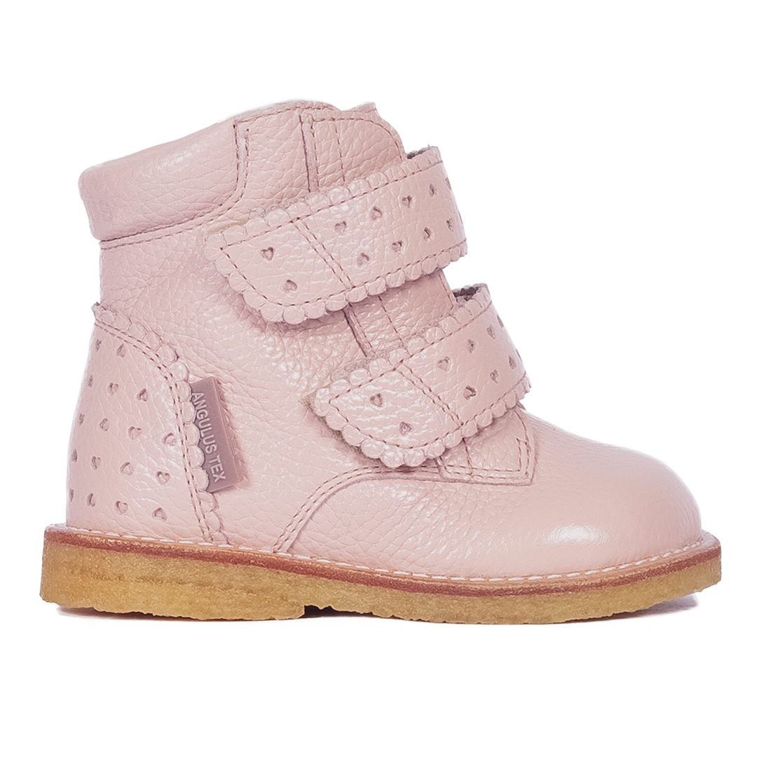 TEX-boot with hearts and velcro closure