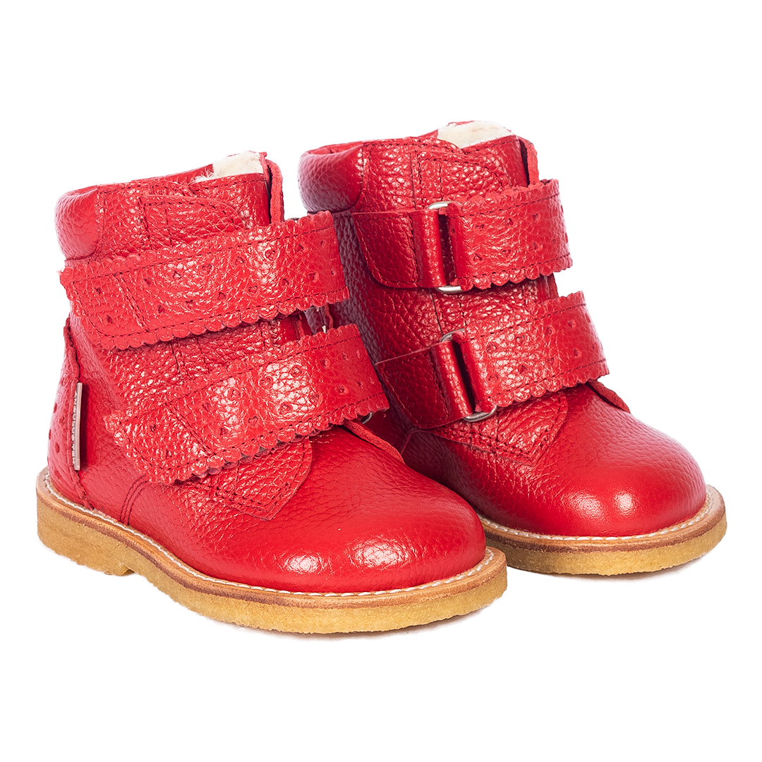 TEX-boot with hearts and Velcro closure