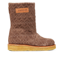 TEX-boot with hearts and zipper