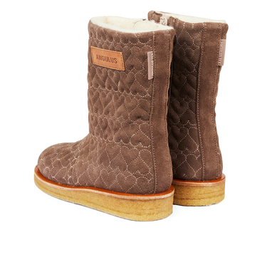 TEX-boot with heart quilt and zipper