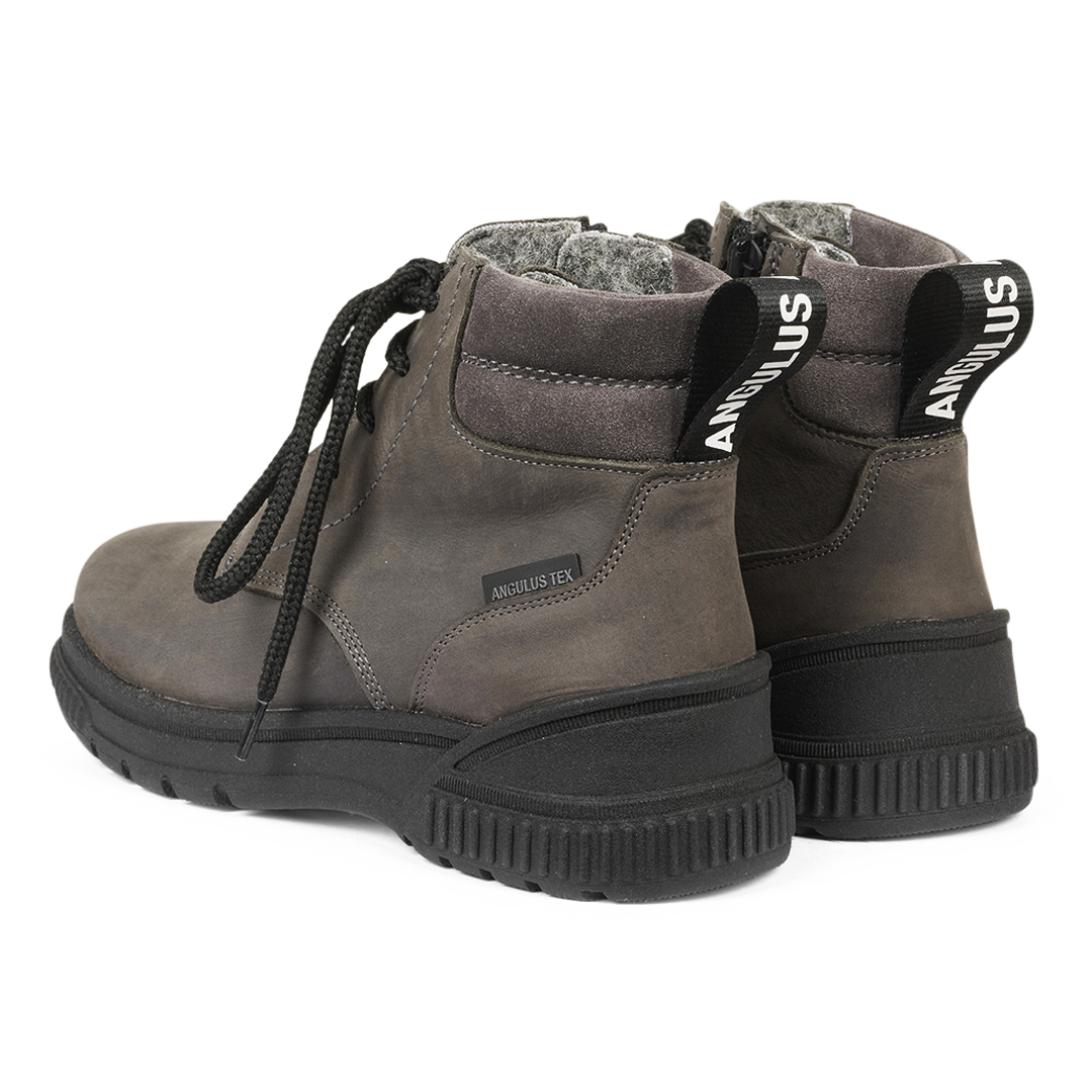 TEX-Lace-up boot with zipper