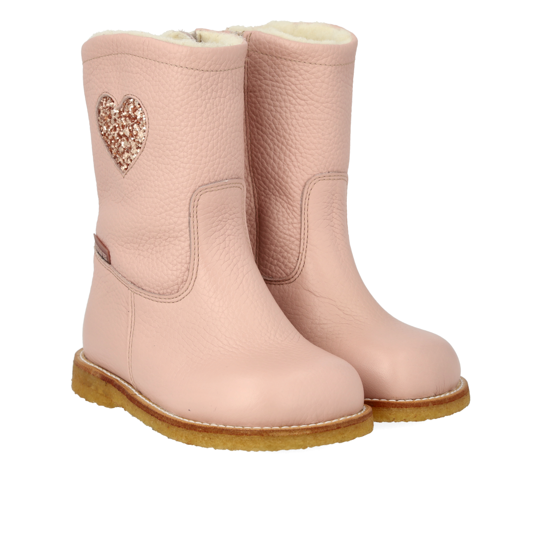 TEXboot with heart and zipper
