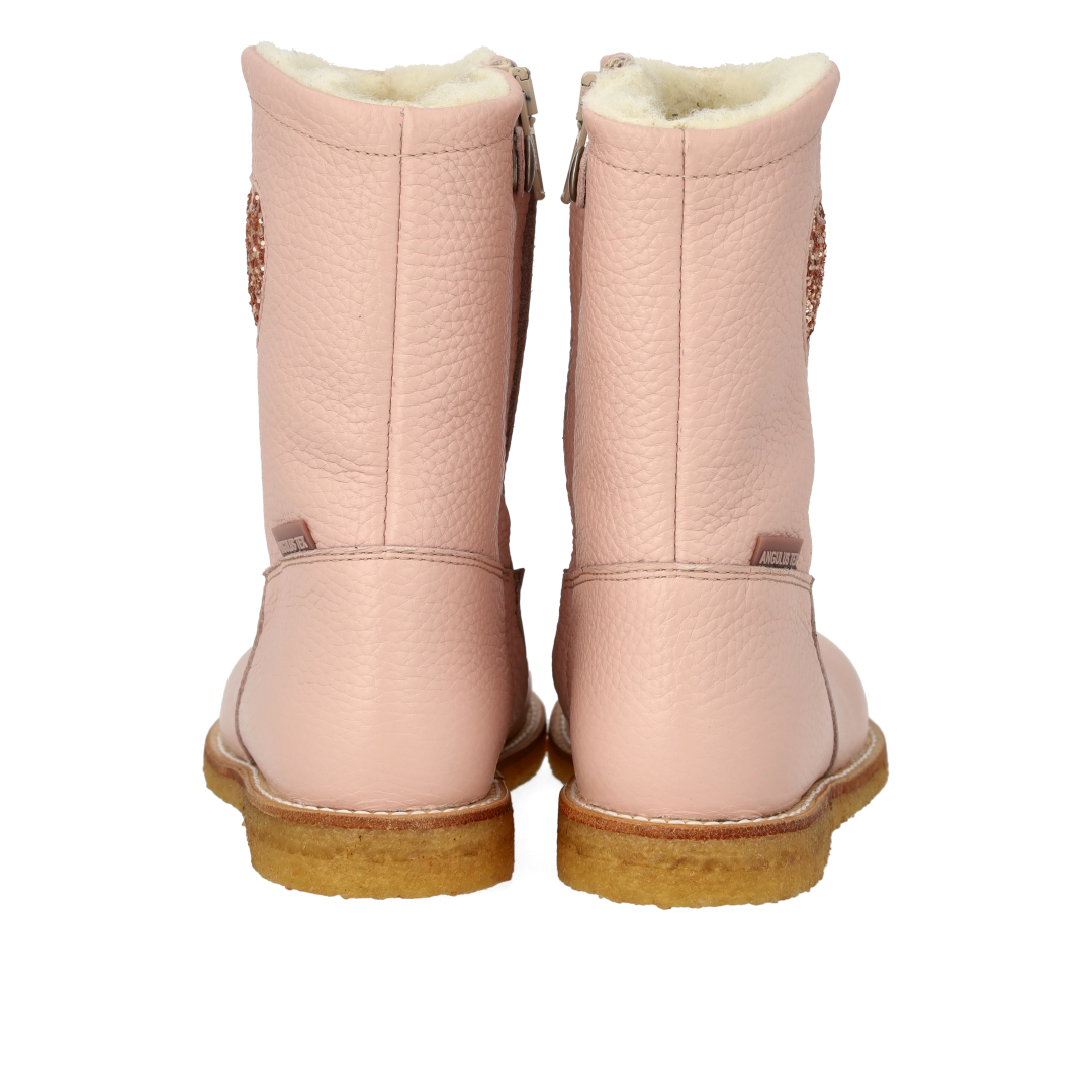 TEXboot with heart and zipper