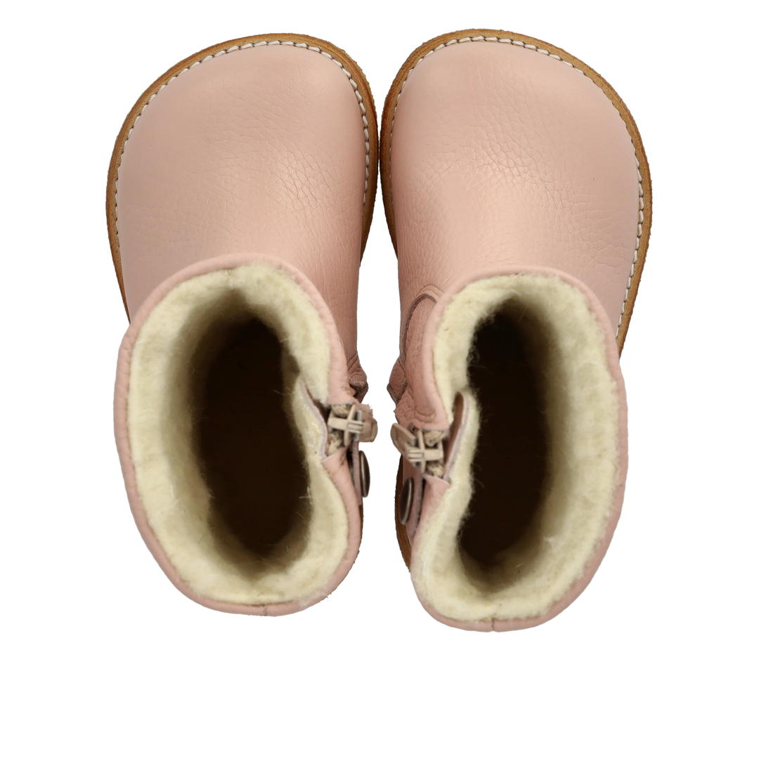 TEXboot with heart and zipper