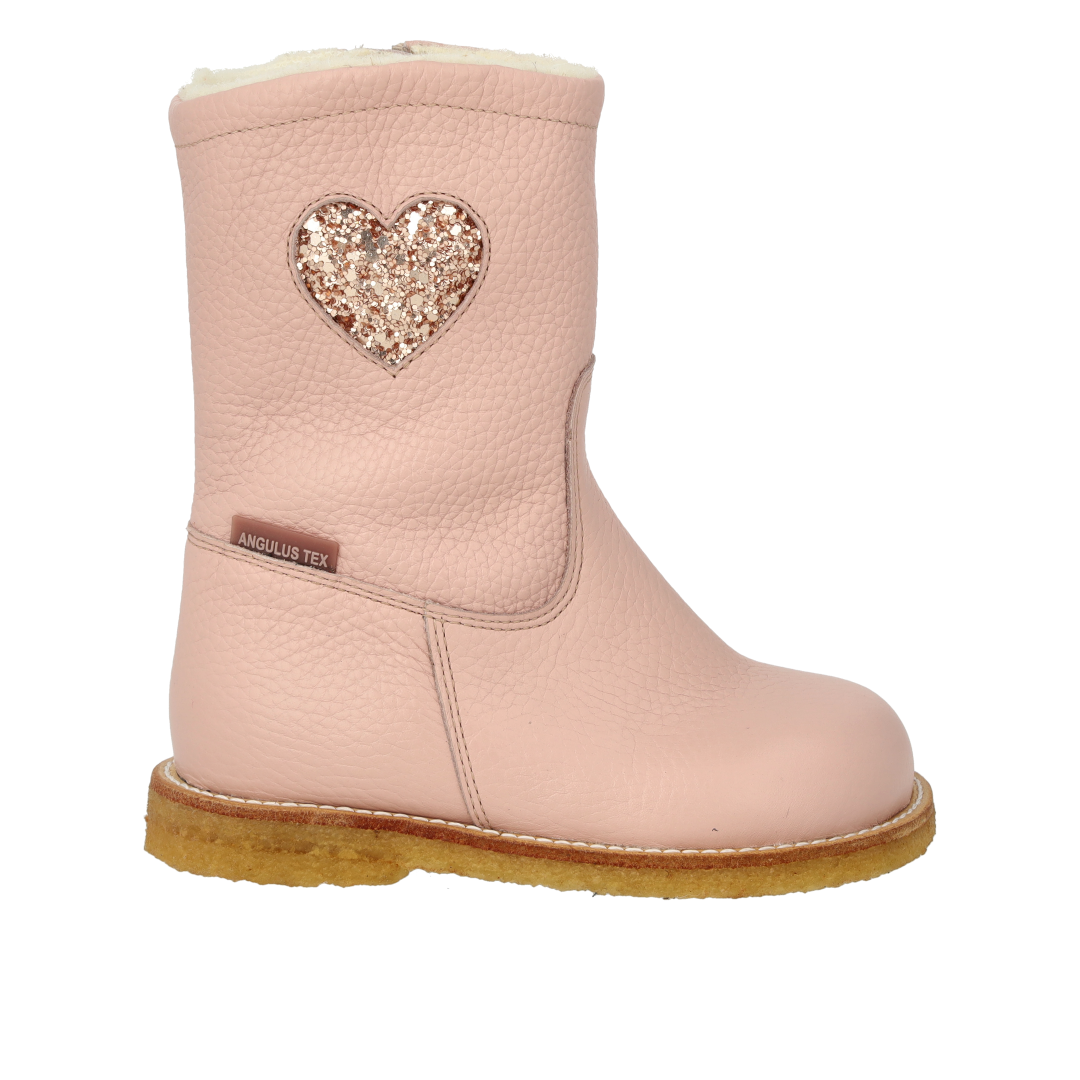 TEXboot with heart and zipper