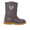 TEXboot with heart and zipper