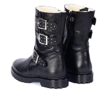 TEX-boot with biker-inspired buckle details