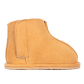 Soft indoor slippers with lambskin