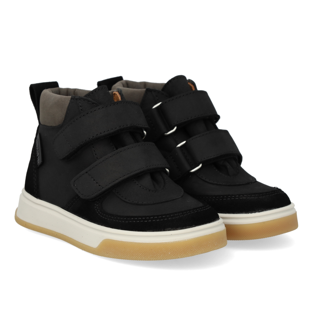 High-top TEX sneaker in leather
