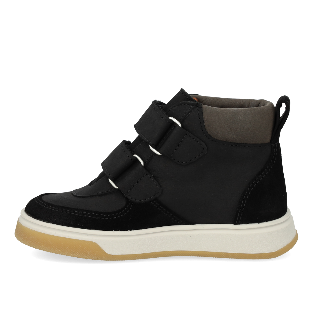 High-top TEX sneaker in leather