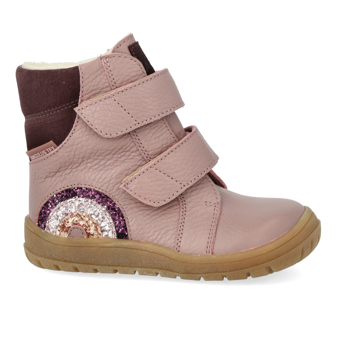 TEXboot with sparkling glitter rainbow