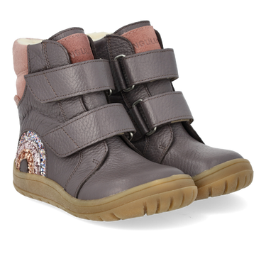 TEX-boot with sparkling glitter rainbow