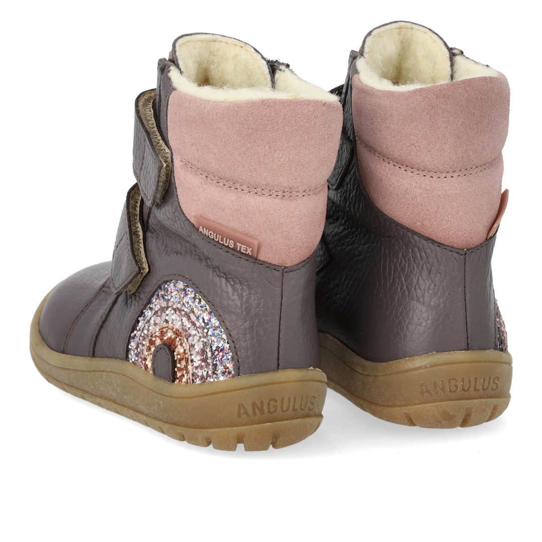 TEXboot with sparkling rainbow glitter