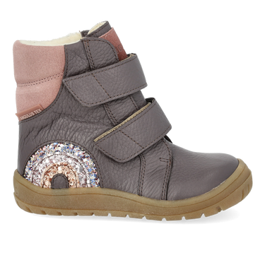 TEX-boot with sparkling glitter rainbow