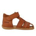 first steps sandal with contrast stitching