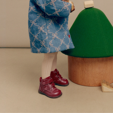 Beginner TEX-boot with heart embroidery