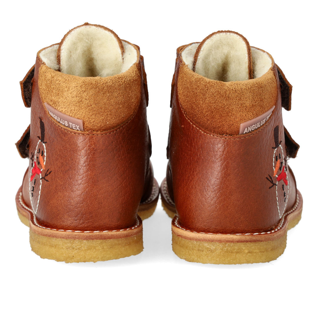 Toddler TEX-boot with embroidered snowman