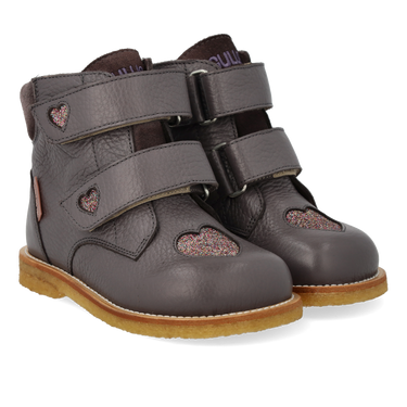 TEX boot with sparkling glitter hearts