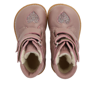 TEX boot with sparkling glitter hearts