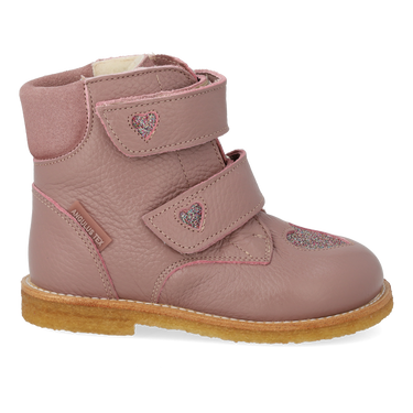 TEX boot with sparkling glitter hearts