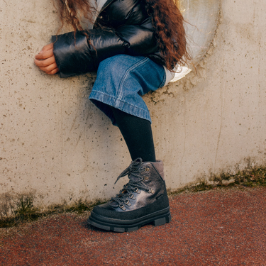Chunky TEX lace-up boot
