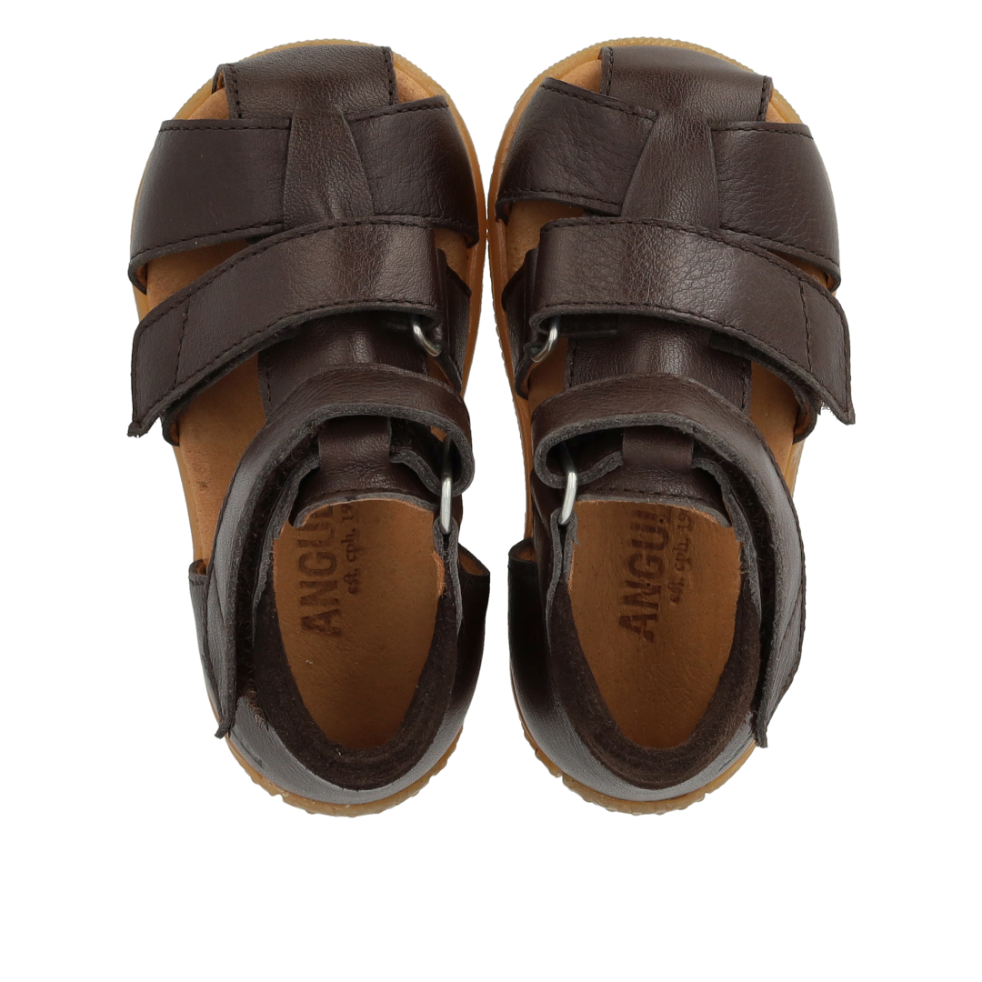 Sandal with double Velcro straps