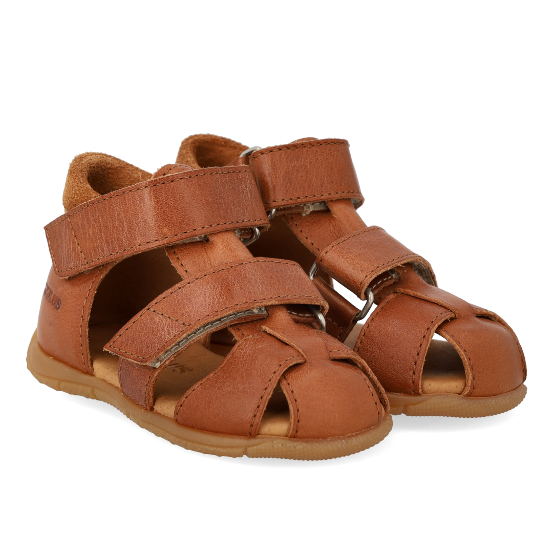 Sandal with double velcro