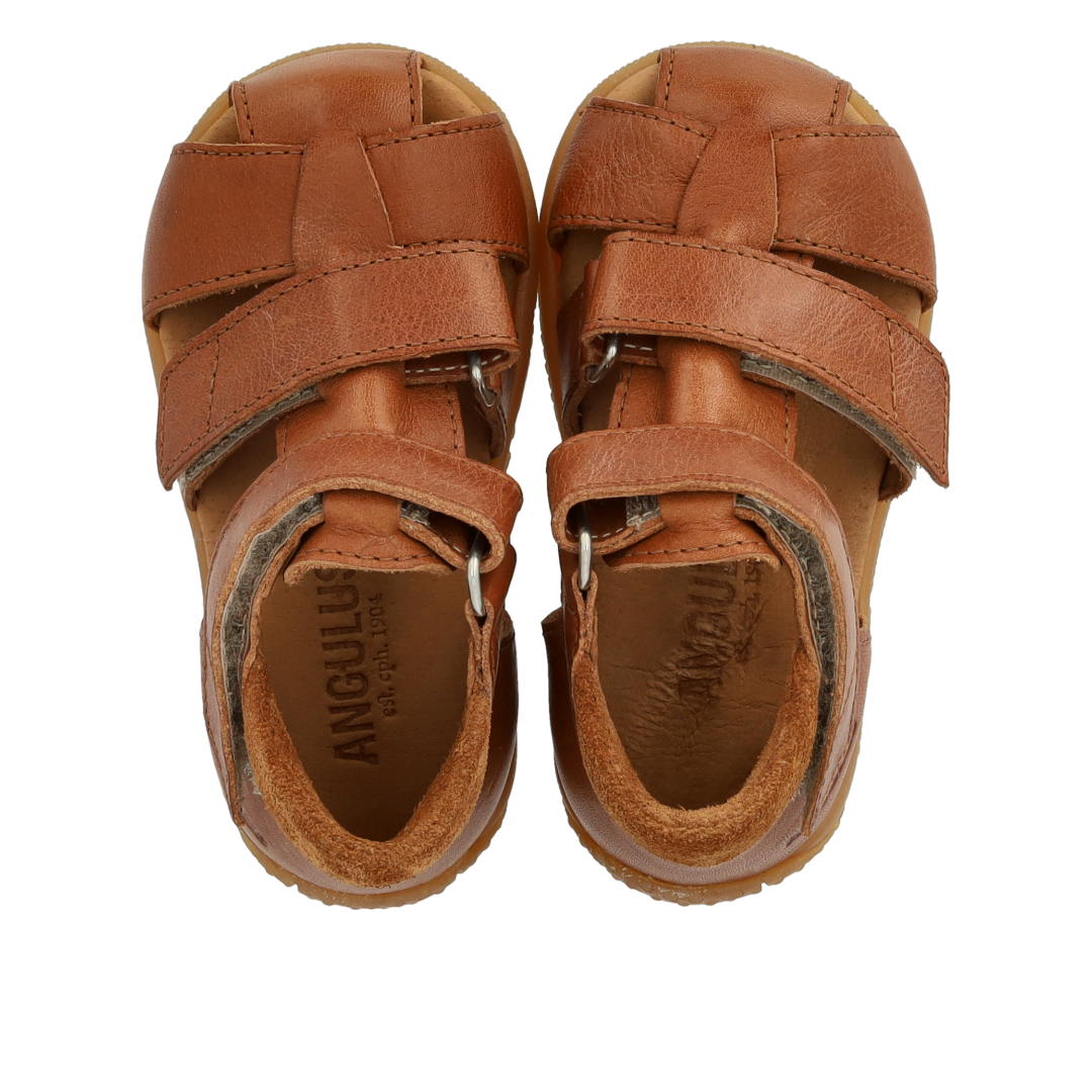 Sandal with double velcro