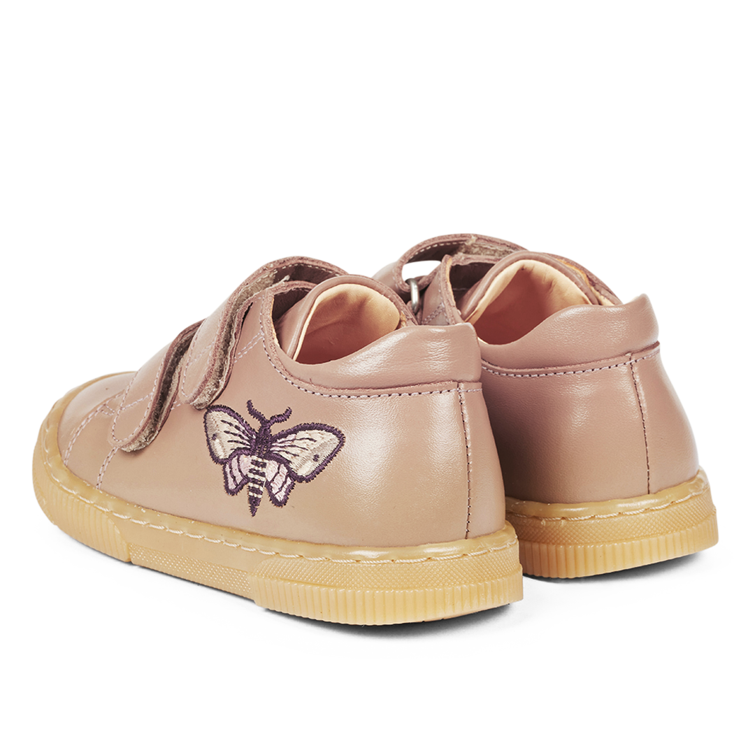 Angulus Classic sneaker with butterfly embroidery