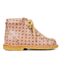 Classic lace-up shoes with hearts