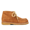 Lace-up shoes with decorative stitching