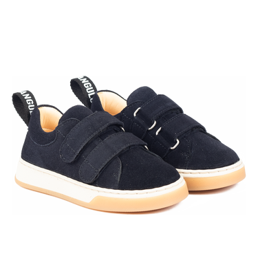 Sneaker with logotape and velcro closure