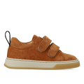 Sneaker with logo strap and Velcro