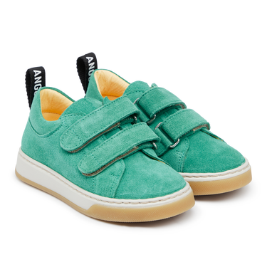 Sneaker with logotape and velcro closure