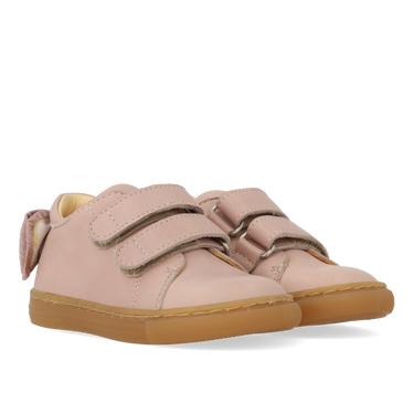 Beginner sneaker with a sparkling glitter bow