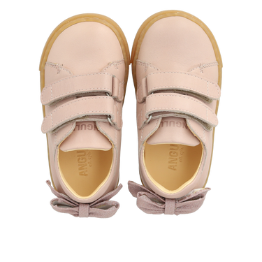 Beginner sneaker with a sparkling glitter bow