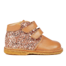 Angulus Glitter shoe with velcro closure