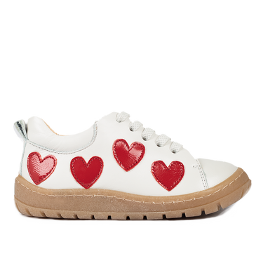 Sneaker with heart applications