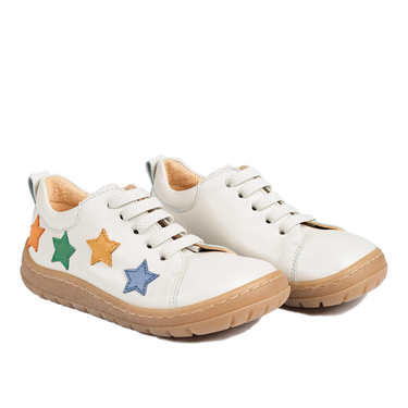 Sneaker with star applications