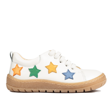 Sneaker with star applications