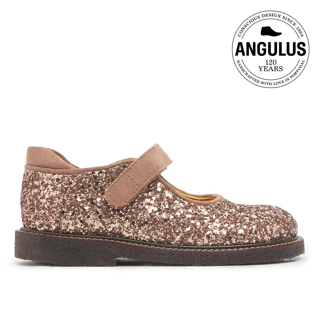 Tulle shoes in sparkling glitter