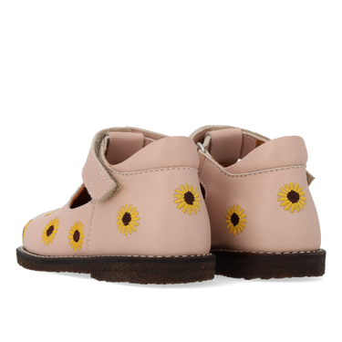 Starter mary jane with sunflower embroidery