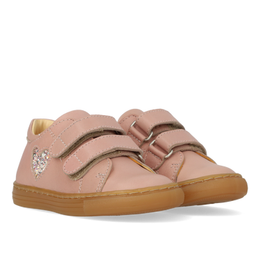 Starter sneaker with a sparkling glitter heart