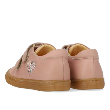 Starter sneaker with a sparkling glitter heart