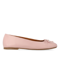 Leather ballerinas with bow detail